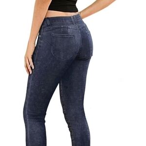 Reduced!!Hybrid & Company Women's Butt Lift Stretch Denim Jeans Blue Acid size 9